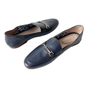 Jenn Ardor Women Blue Slip-On Driving Penny Loafers Size 7